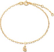 Ana Luisa Gold Charm Letter Bracelet