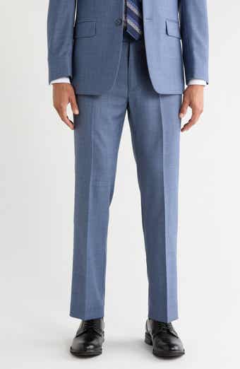 Wool Blend Suit Pants