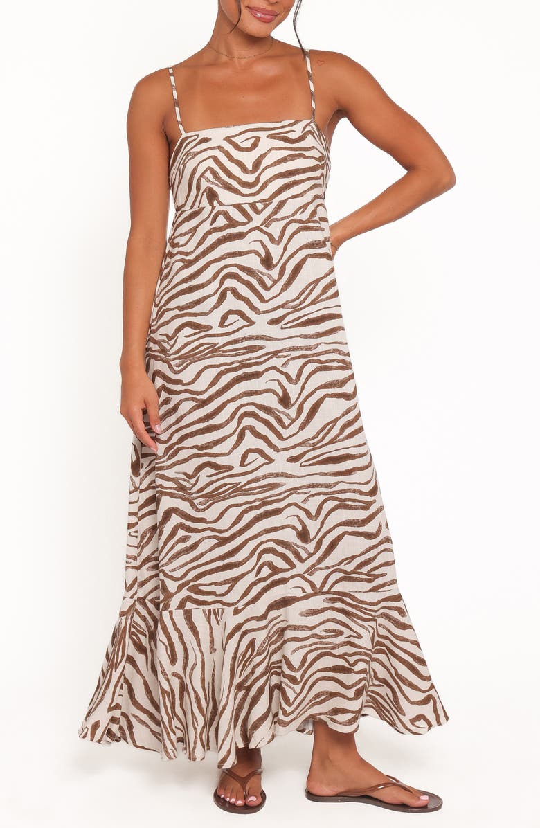 Petal & Pup Kelsie Tiered Maxi Dress, Main, color, 
