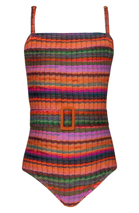 Kids' Brixtyn Belted One-Piece Swimsuit (Toddler, Little Kid & Big Kid)