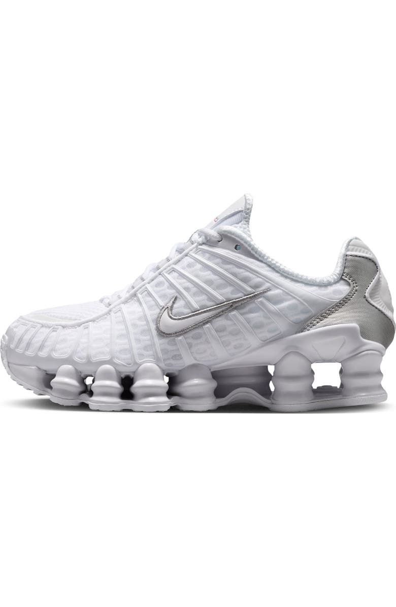 Nike Kids' Shox TL Sneaker, Alternate, color, White/ White
