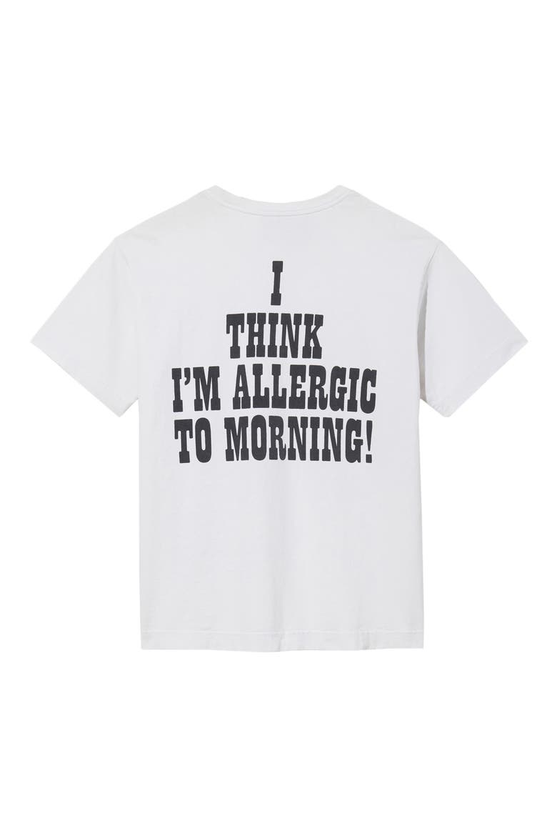 MARC JACOBS x Peanuts® Graphic Cotton Tee, Alternate, color, VINTAGE WHITE
