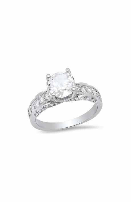 HMY JEWELRY Round Cubic Zirconia Ring