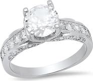 HMY JEWELRY Round Cubic Zirconia Ring