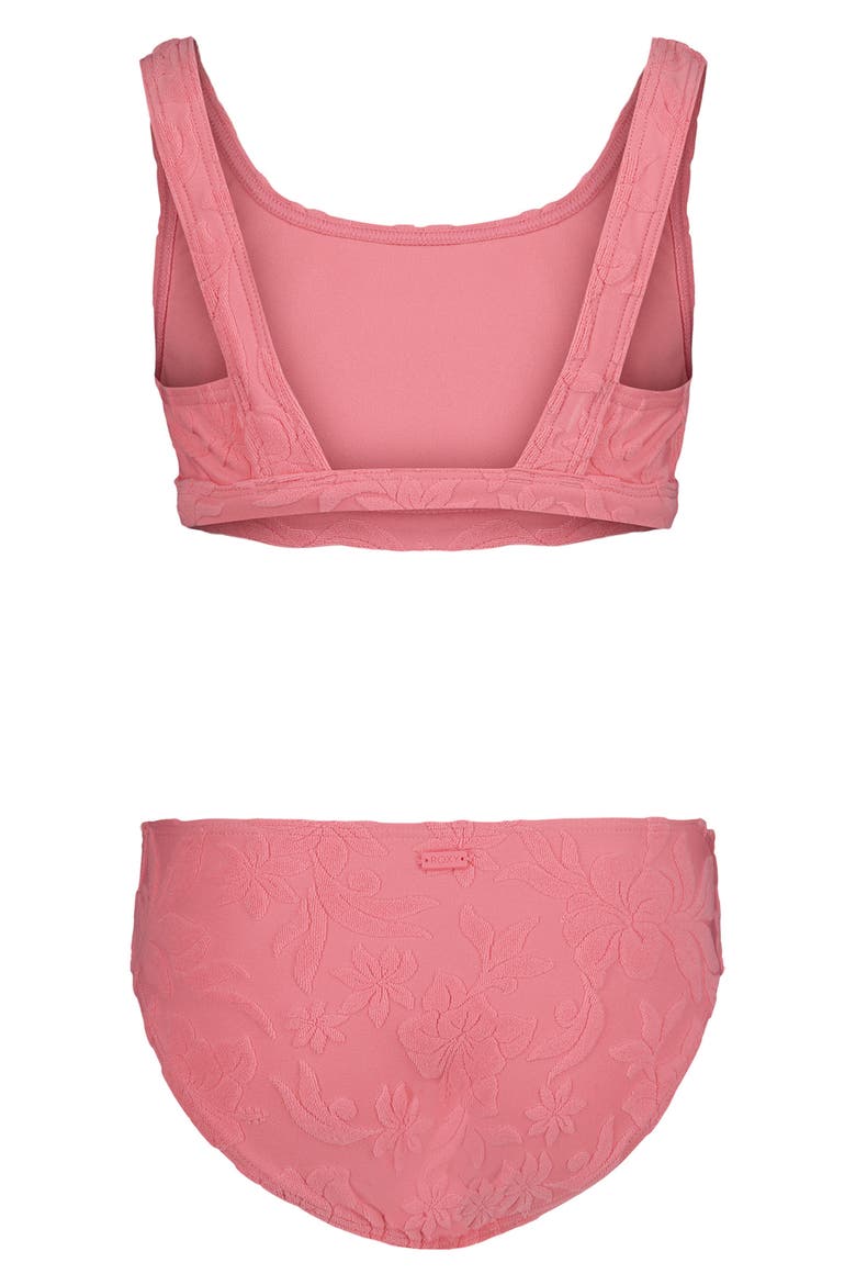 Kids' Hula Hoop Two-Piece Swimsuit, Alternate, color, PLUMERIA