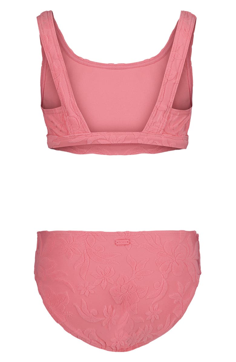 Roxy Kids' Hula Hoop Two-Piece Swimsuit, Alternate, color, Plumeria