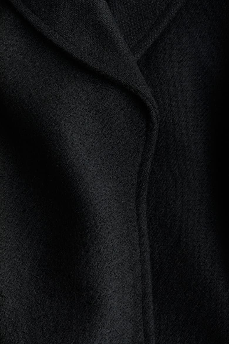 Tie-belt Coat, Alternate, color, Black