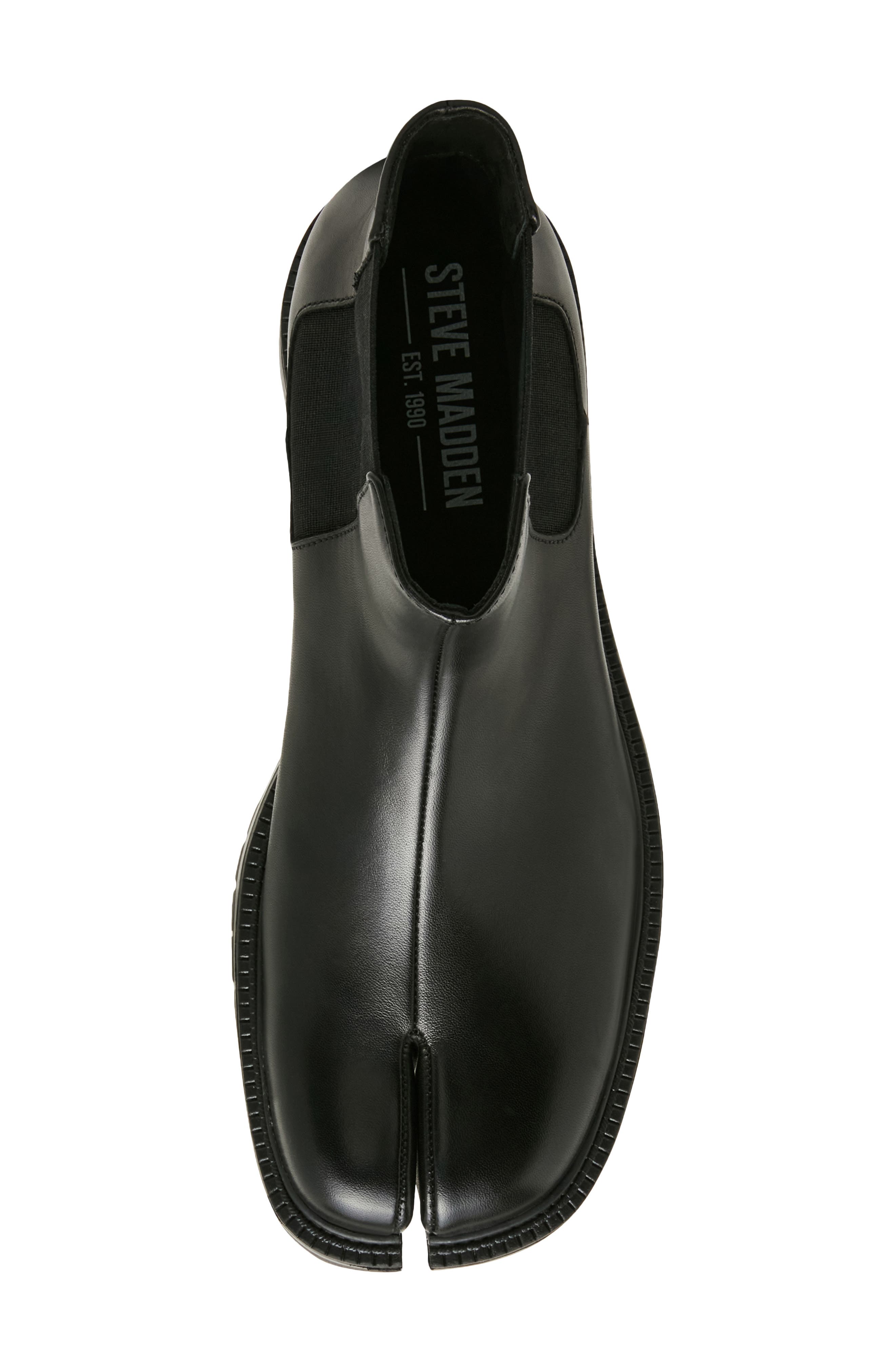 Satori Leather Chelsea Boot, Alternate, color, BLACK LEAT