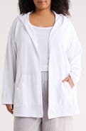 Eileen Fisher Organic Cotton Hooded Jacket