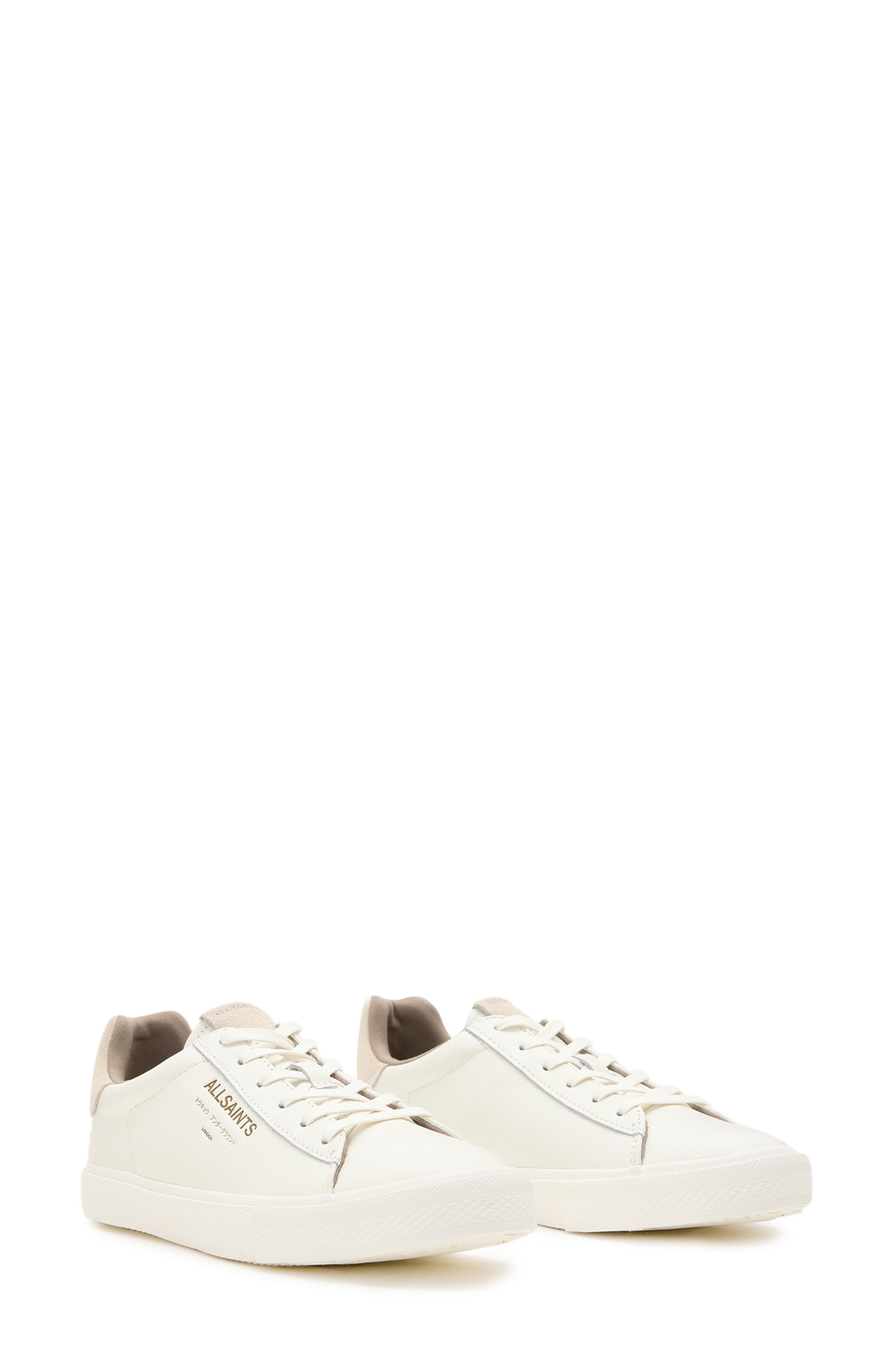 AllSaints Underground Sneaker, Main, color, White/Off White