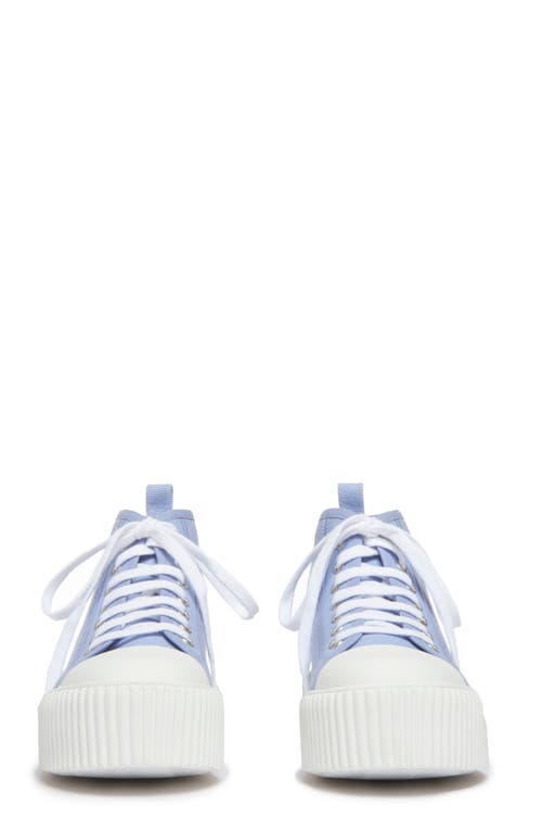 Andrea Gomez Olivia High Top Sneakers In Light Blue