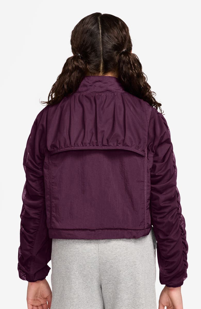 Nike Kids' Dance Dri-FIT Jacket, Alternate, color, 610 Bordeaux