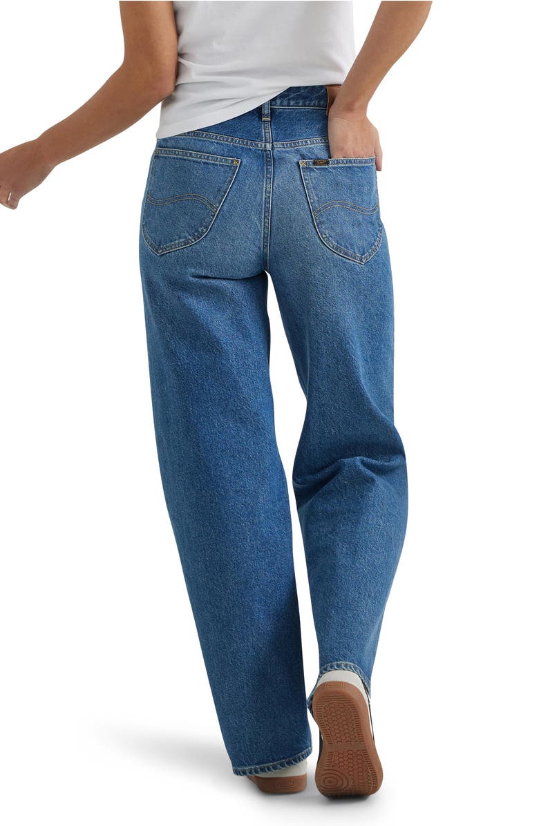 Lee Rider Loose Straight Leg Jeans, Alternate, color, Darkest Dawn