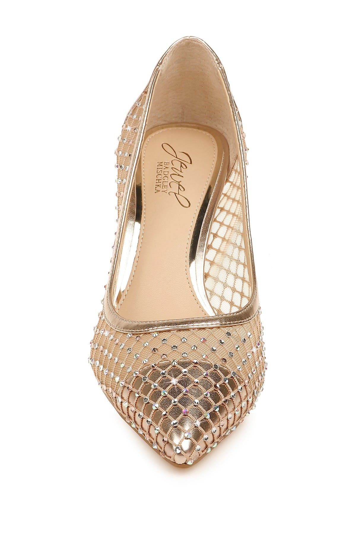 Jewel Badgley Mischka Floria Crystal Embellished Pump (Women0, Alternate, color, 