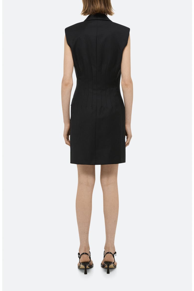Tailored Sleeveless Blazer Dress, Alternate, color, BLACK