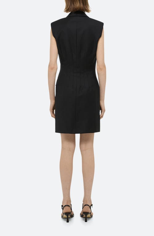 Helmut Lang Waisted Blazer Dress In Black