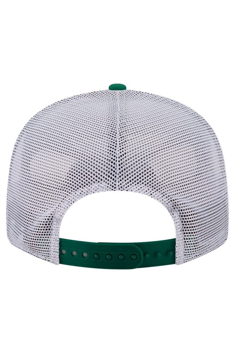 Men's New Era  Kelly Green Philadelphia Eagles Core Team 9FIFTY Trucker Snapback Hat, Alternate, color, Kelly Green