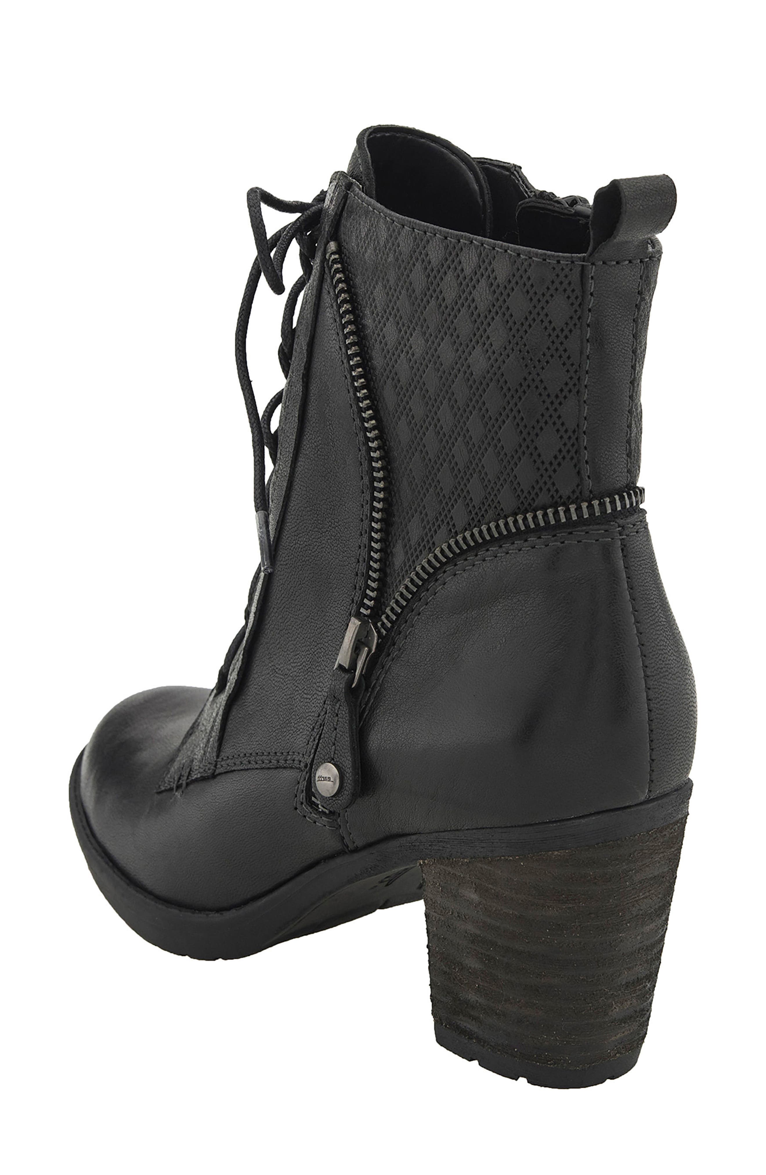 Missoula Lace-Up Boot, Alternate, color, BLACK LEATHER