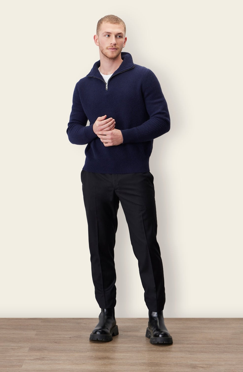 Shane Cashmere Quarter Zip Pullover