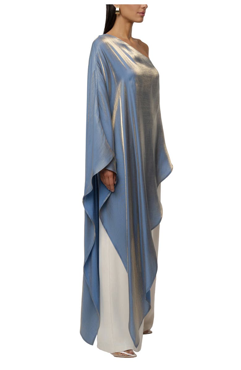 JLUXLABEL Cher Iridescent Top, Alternate, color, Blue