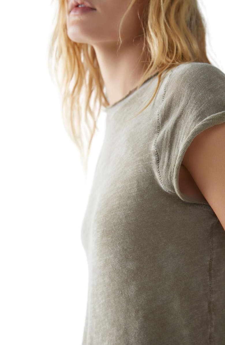 Free People We the Free Be My Baby Cotton T-Shirt, Alternate, color, Tropical Nut