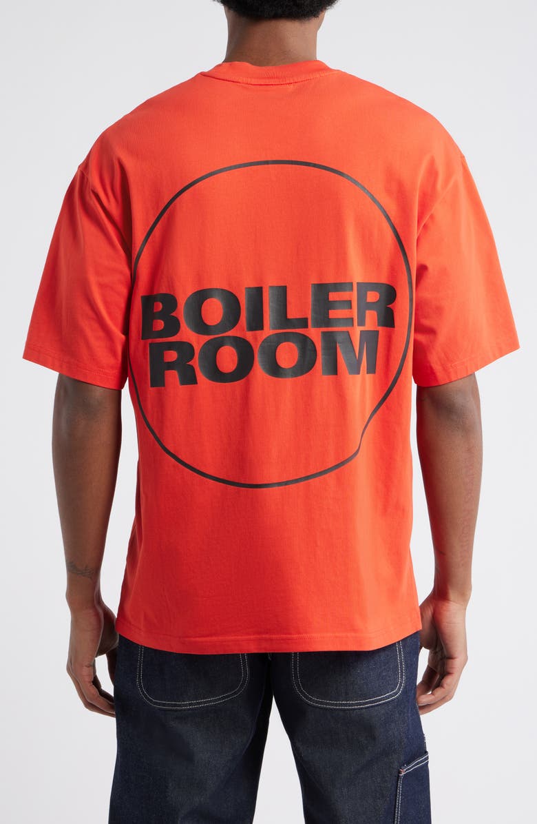 BOILER ROOM Core Logo Graphic T-Shirt, Alternate, color, Red
