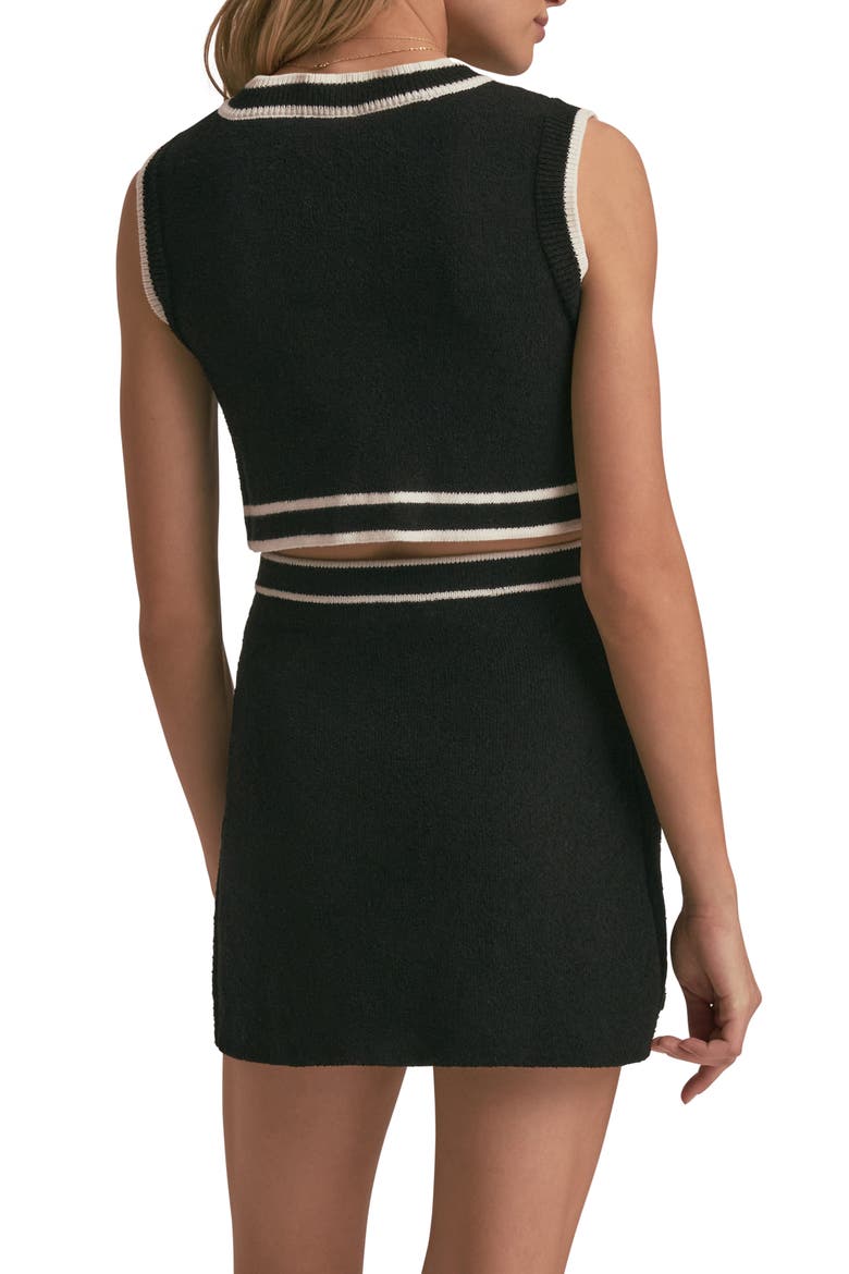 The Merideth Sweater Vest, Alternate, color, BLACK