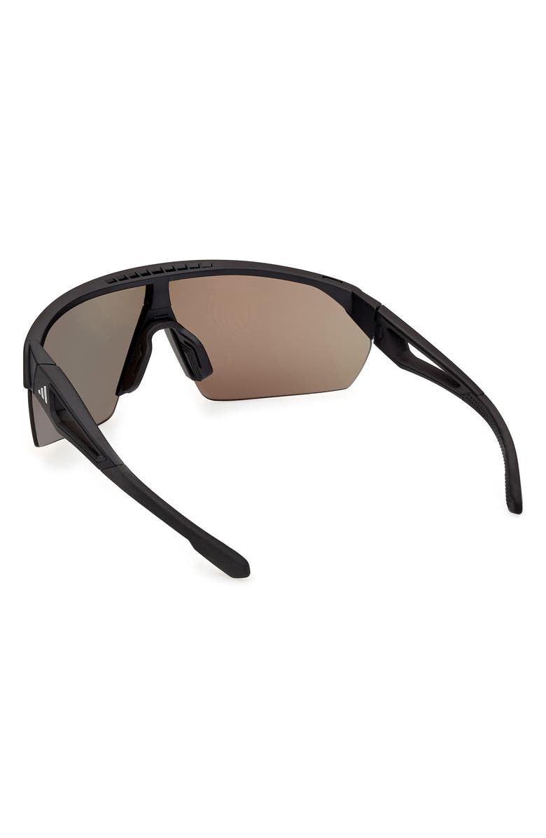 adidas Shield Sunglasses, Alternate, color, Matte Black / Roviex Mirror
