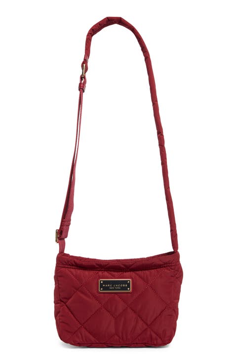 Quilted Nylon Crossbody Bag