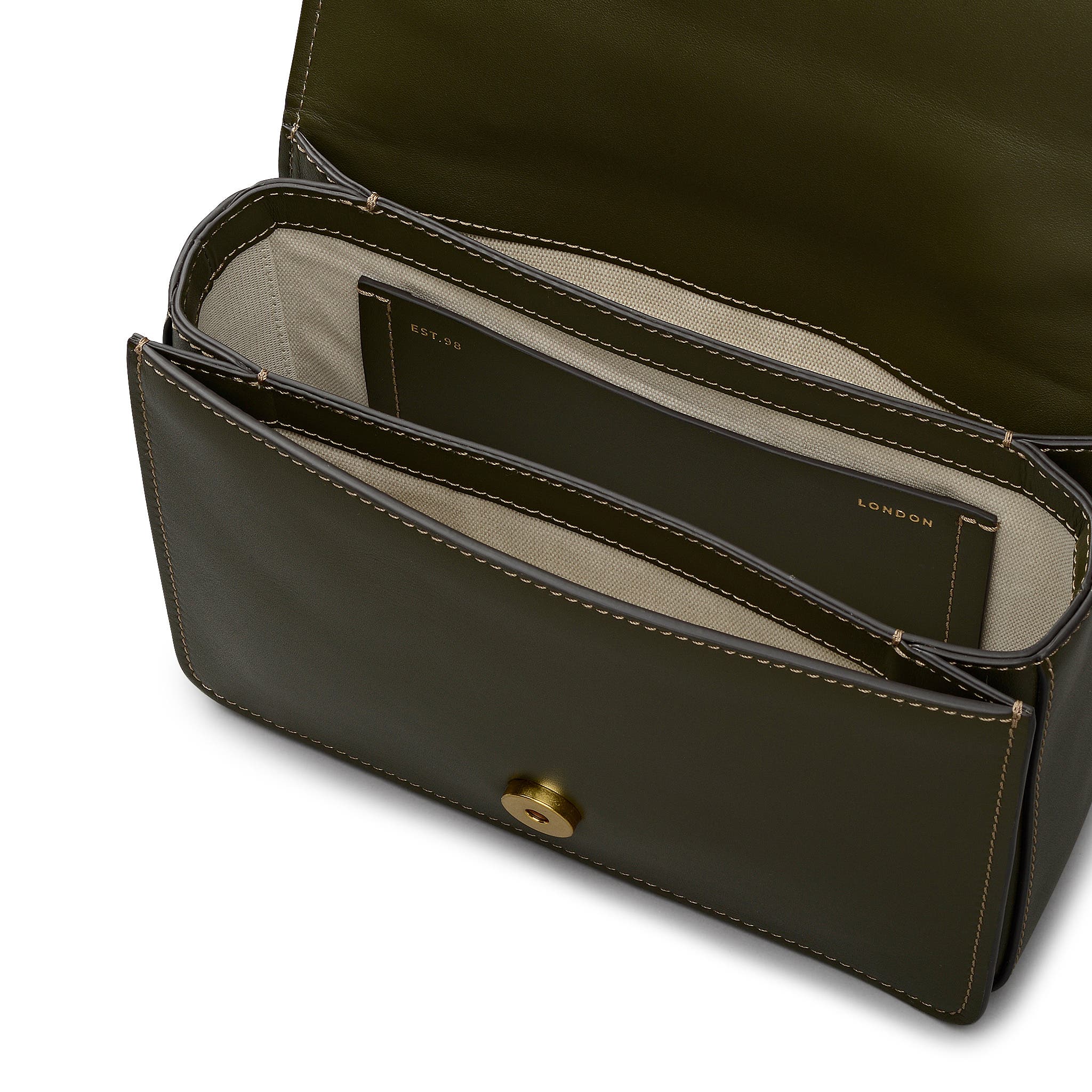 The Belsize Small Flapover Shoulder Bag, Alternate, color, Pine Needle