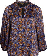 SUGARLIPS Begonia Floral Print Top