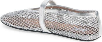 Fishnet Ballerina Flat