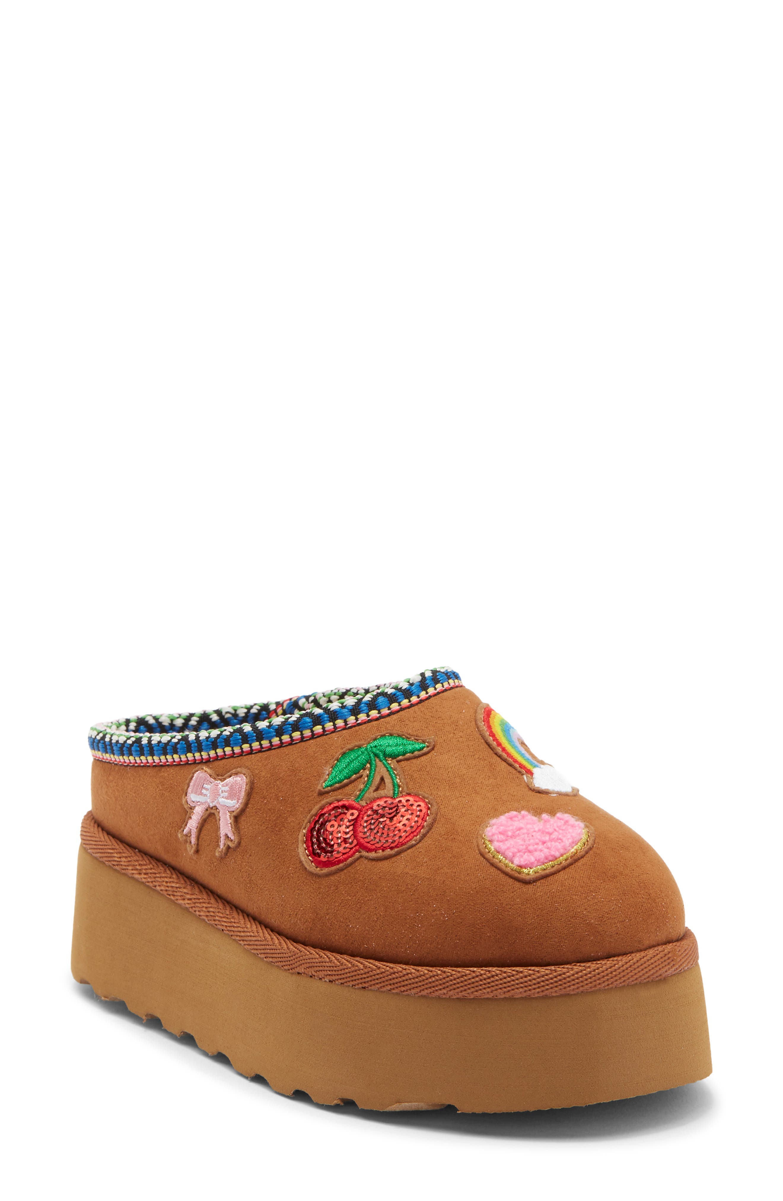 Kids' Ellis Patch Platform Slipper