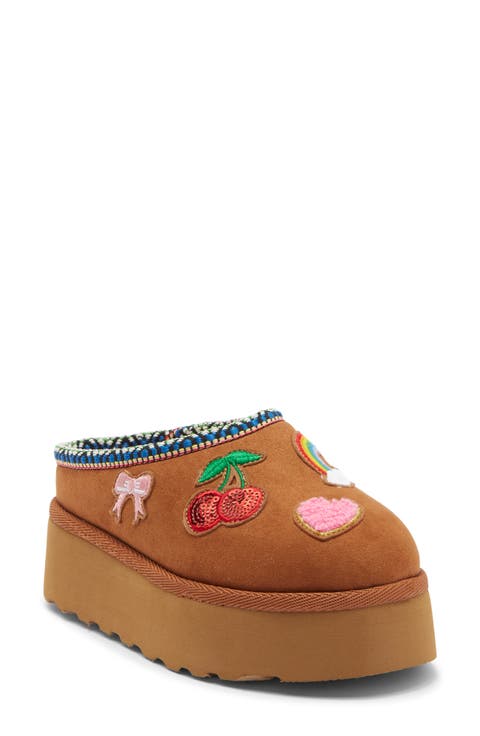 Kids' Ellis Patch Platform Slipper