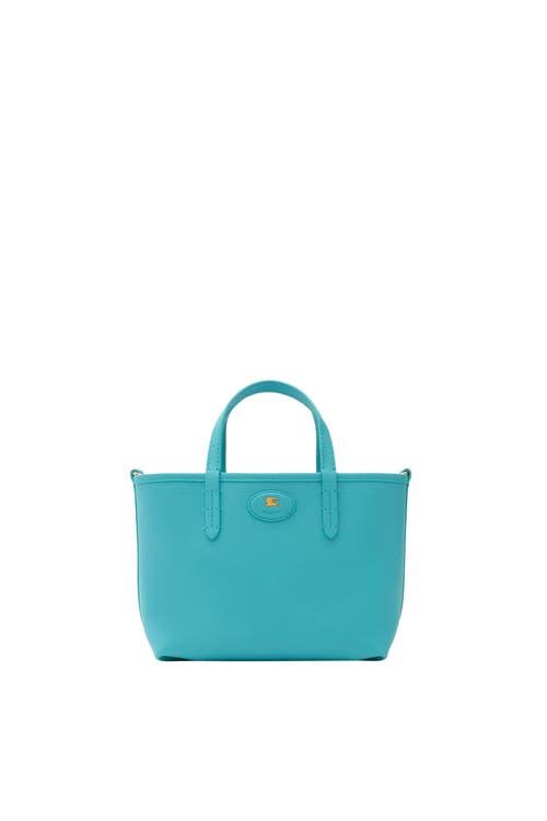 Burberry Mini Reversible Bloomsbury Tote In Blue