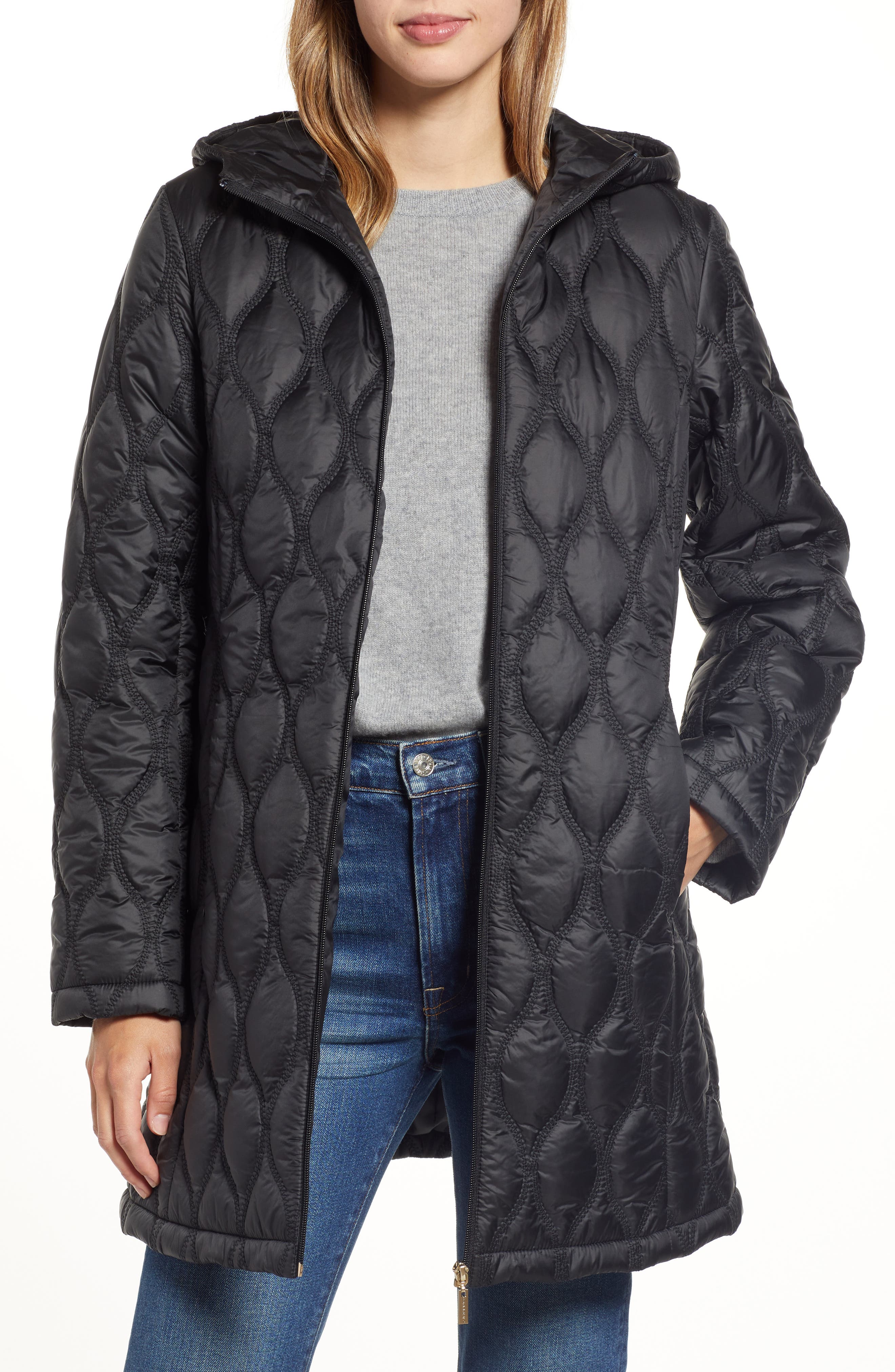 Quilted Water Resistant Coat
