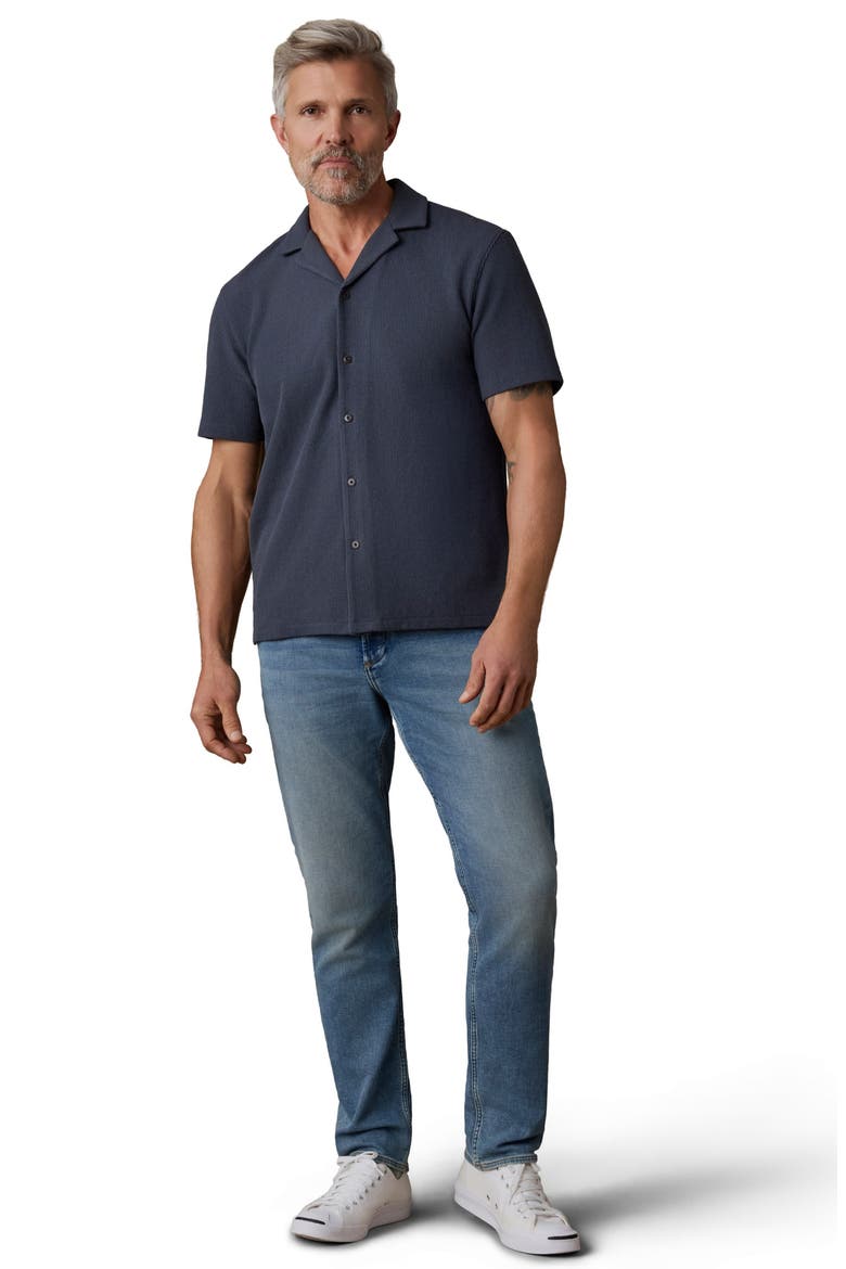 Oasis Button-Up Camp Shirt, Alternate, color, GRANITE NAVY
