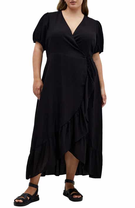 City Chic Sarina Maxi Wrap Dress
