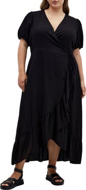 City Chic Sarina Maxi Wrap Dress