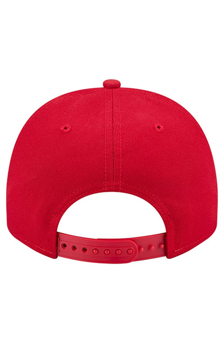 New Era Men's New Era  Red Philadelphia Phillies Local Play A-Frame 9FIFTY Snapback Hat, Alternate, color, 