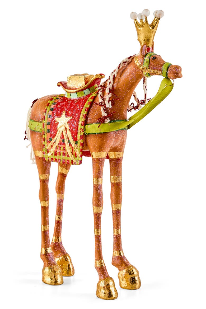 Patience Brewster Nativity Gold Camel Decorative Object, Alternate, color, BROWN