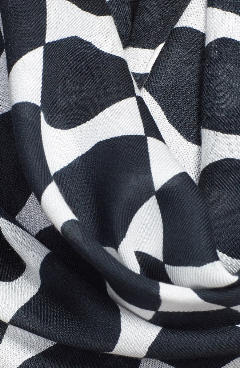 Kate Spade New York 'abstract bow' infinity scarf, Alternate, color, 