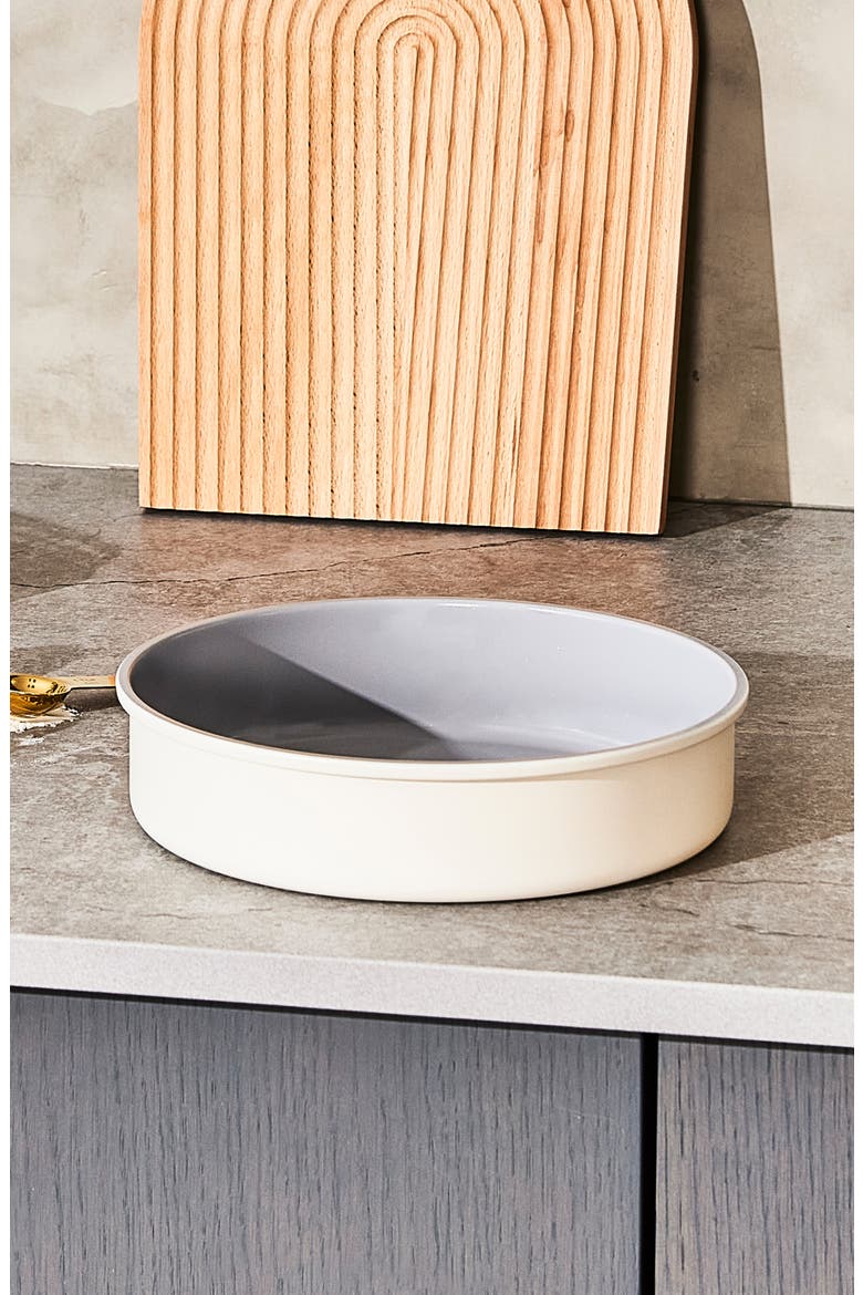 Nonstick Ceramic Round Cake Pan, Alternate, color, GRAY
