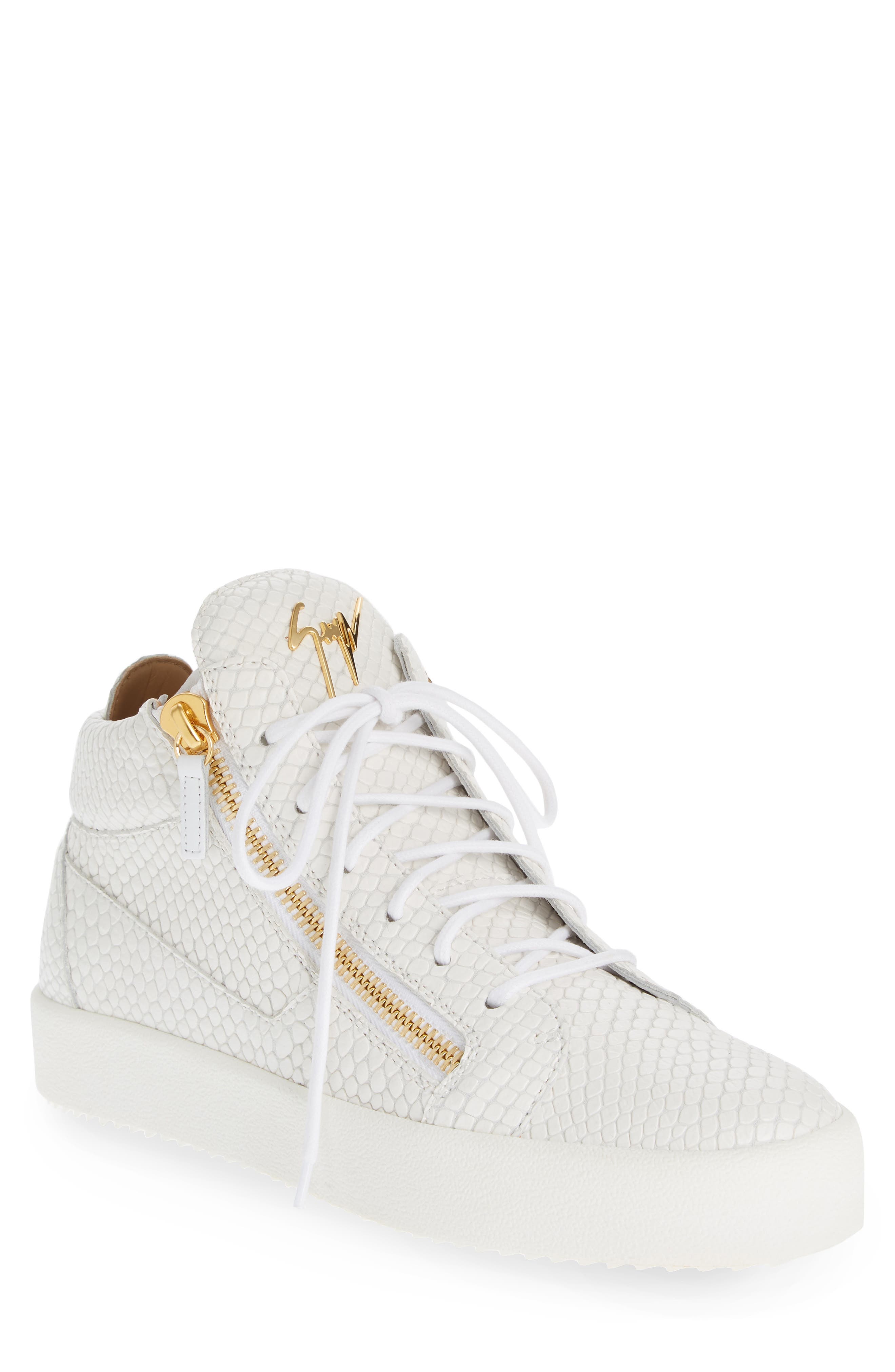 Giuseppe Zanotti Mid Top Sneaker, Main, color, 