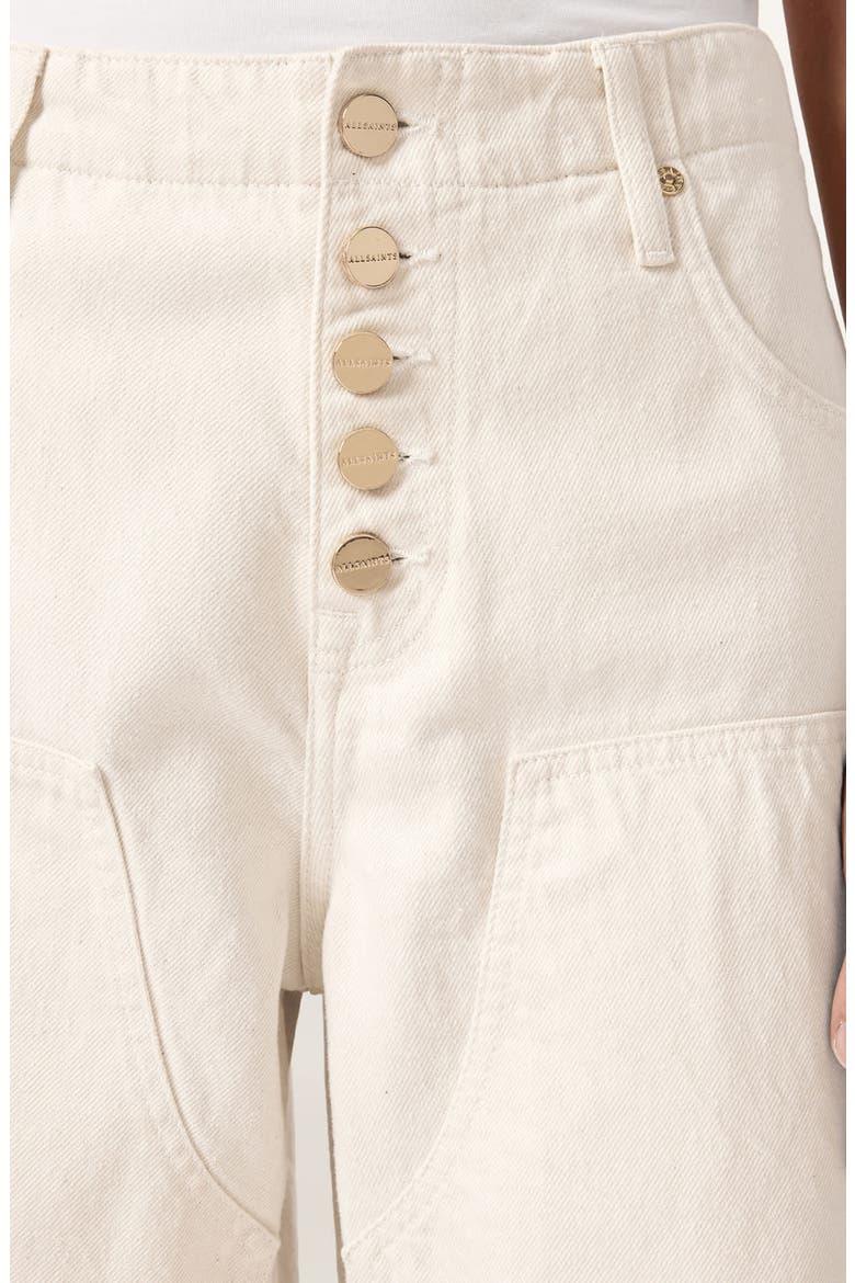 Tay Wide Leg Carpenter Jeans, Alternate, color, ECRU WHITE