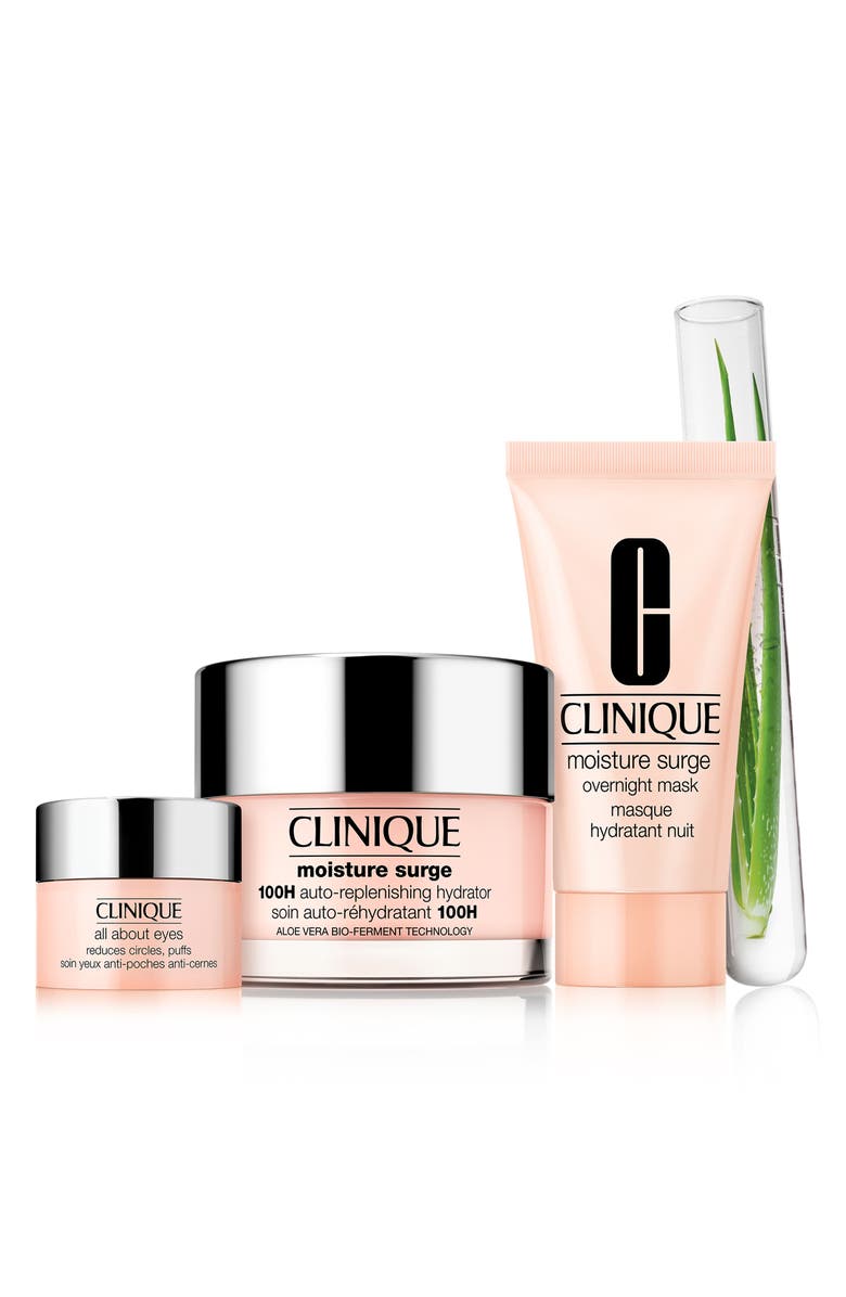 Clinique Hydrate & Glow Skin Care Set, Main, color, 