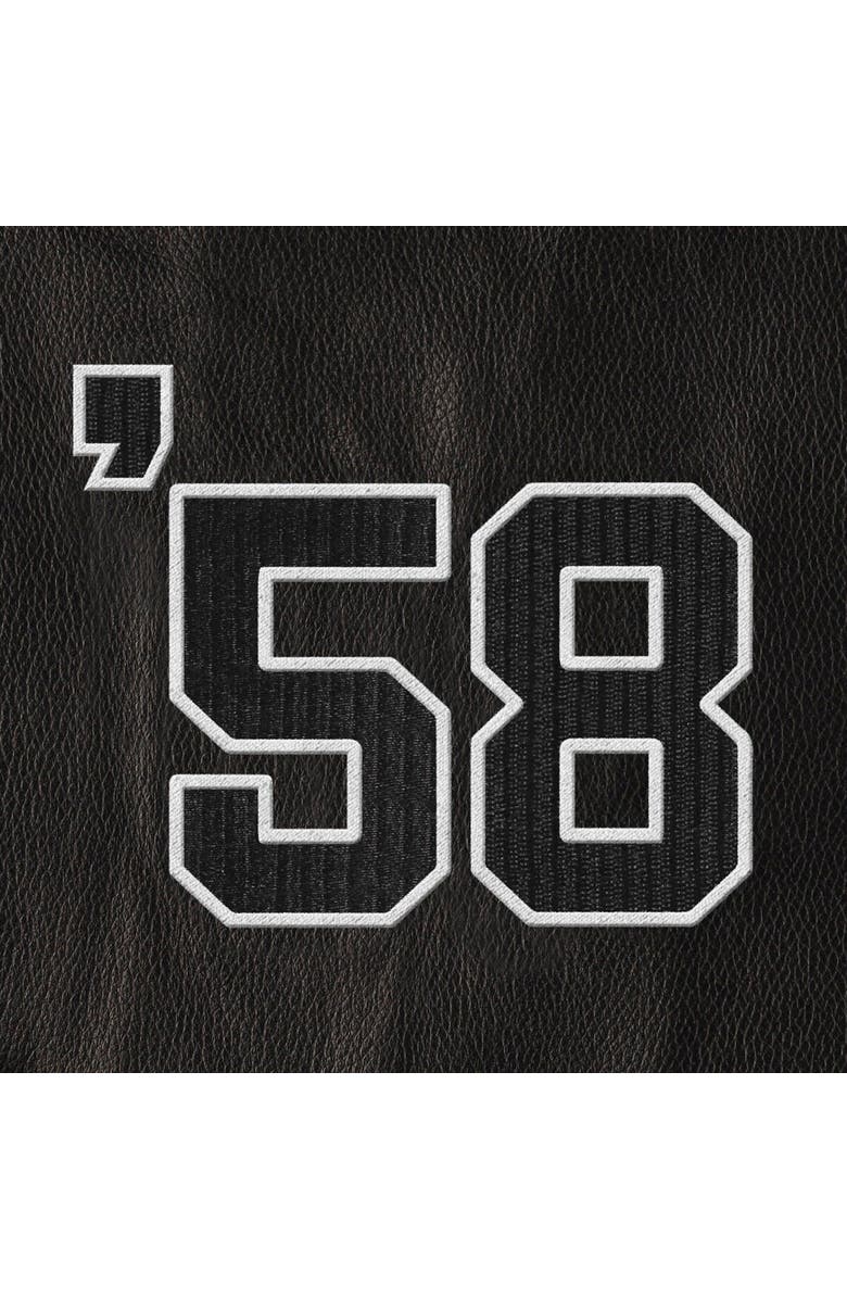 PLEASURES Men's PLEASURES White San Francisco Giants Full-Snap Varsity Jacket, Alternate, color, White