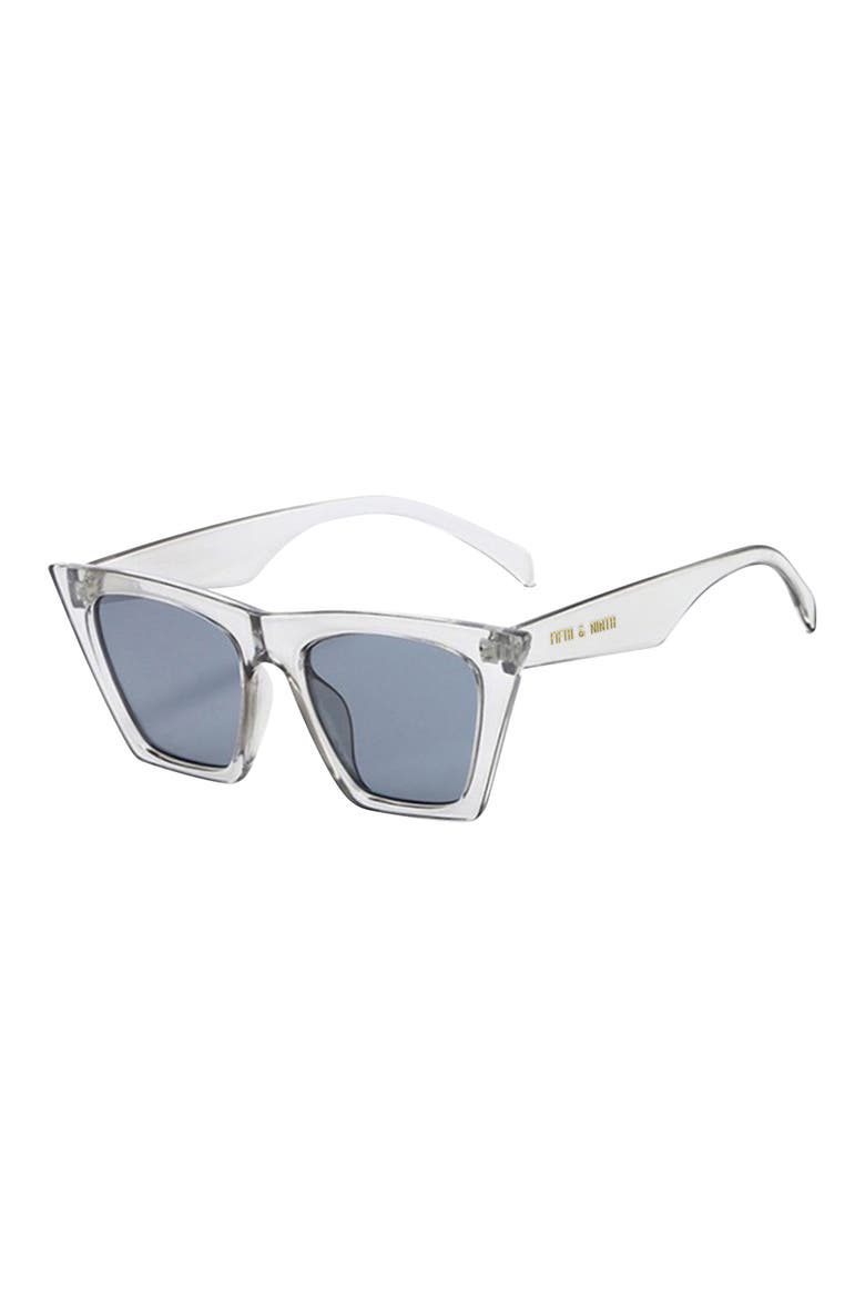 Chicago 53mm Cat Eye Sunglasses, Main, color, BLUE/ BLUE