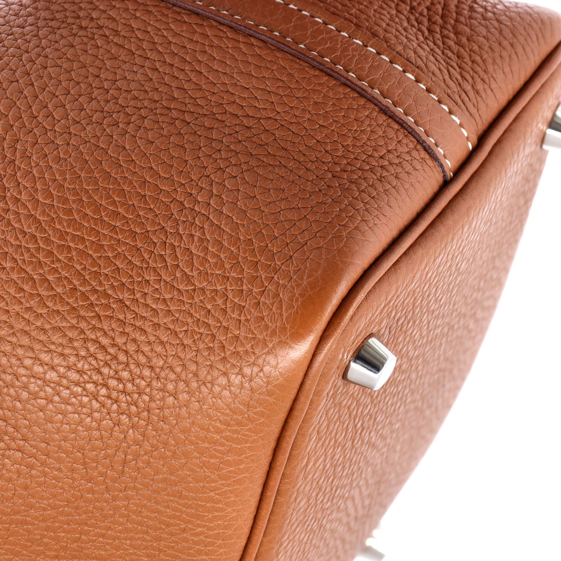 Pre-Owned Hermes Picotin Lock Bag Clemence PM, Alternate, color, Gold