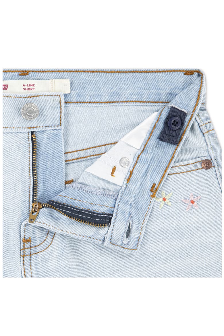 Kids' Crochet Applique Denim Shorts, Alternate, color, WOW ME OVER